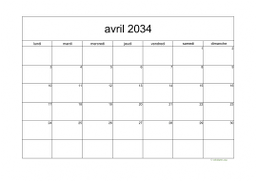 calendrier avril 2034 05