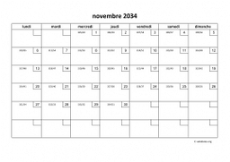 calendrier novembre 2034 01