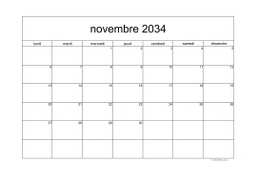 calendrier novembre 2034 05