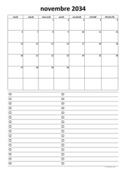 calendrier novembre 2034 07