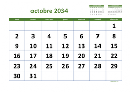 calendrier octobre 2034 03