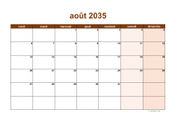 calendrier août 2035 06