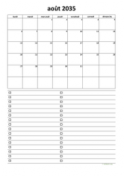 calendrier août 2035 07
