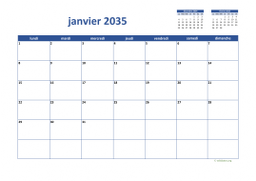 calendrier janvier 2035 02