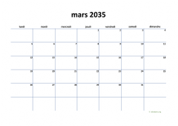 calendrier mars 2035 04