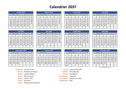 calendrier annuel 2037 05
