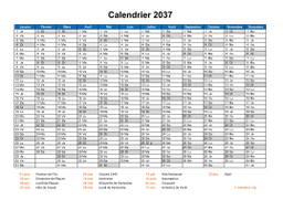 calendrier annuel 2037 08