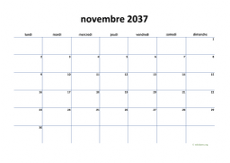 calendrier novembre 2037 04
