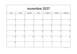 calendrier novembre 2037 05