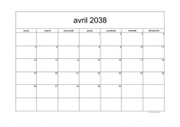 calendrier avril 2038 05