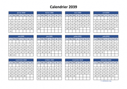 calendrier annuel 2039 04
