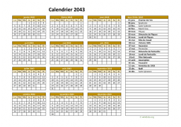 calendrier annuel 2043 03