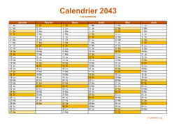 calendrier annuel 2043 09
