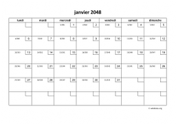 calendrier mensuel 2048 01