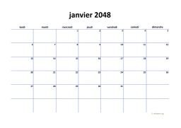 calendrier mensuel 2048 04