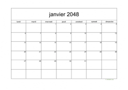 calendrier mensuel 2048 05