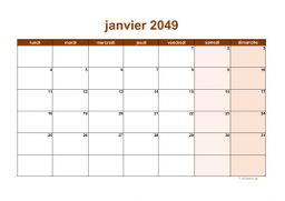 calendrier mensuel 2049 06