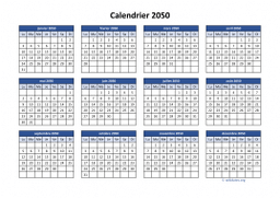 calendrier annuel 2050 04