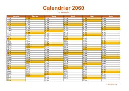 calendrier annuel 2060 09