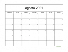 calendario agosto 2021 05