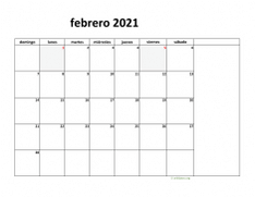 calendario febrero 2021 08