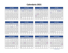 Calendario de México del 2021 04