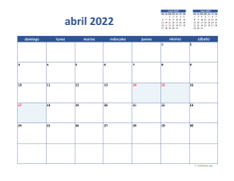 calendario abril 2022 02