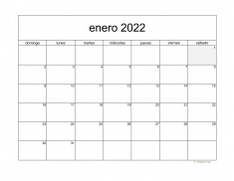 calendario enero 2022 05