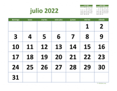 calendario julio 2022 03