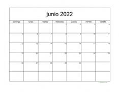 calendario junio 2022 05
