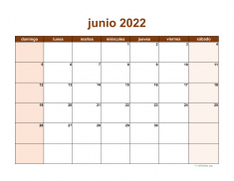 calendario junio 2022 06