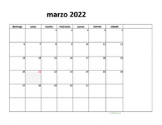 calendario marzo 2022 08