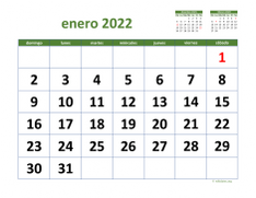 calendario mensual 2022 03