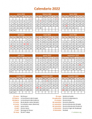 Calendario de México del 2022 07