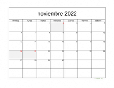 calendario noviembre 2022 05