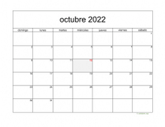 calendario octubre 2022 05