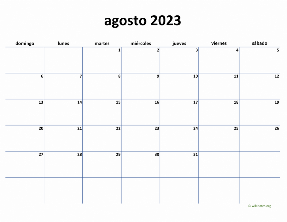 Calendario Agosto 2023 Para Imprimir Mobile Legends vrogue.co