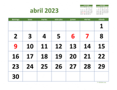 calendario abril 2023 03