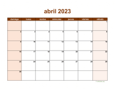 calendario abril 2023 06