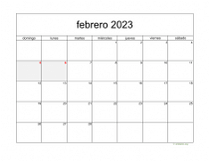 calendario febrero 2023 05