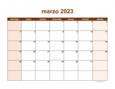calendario marzo 2023 06