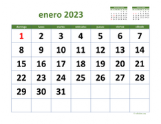 calendario mensual 2023 03