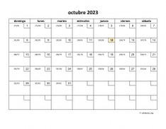 calendario octubre 2023 01