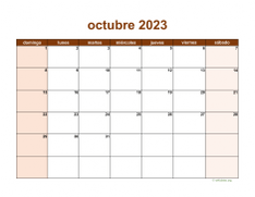 calendario octubre 2023 06