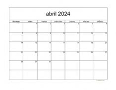 calendario abril 2024 05