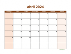 calendario abril 2024 06