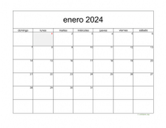 calendario enero 2024 05