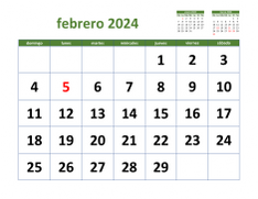 calendario febrero 2024 03