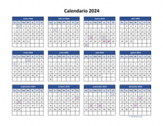 Calendario de México del 2024 04