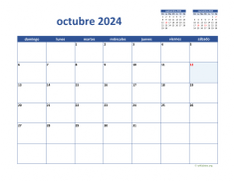 calendario octubre 2024 02